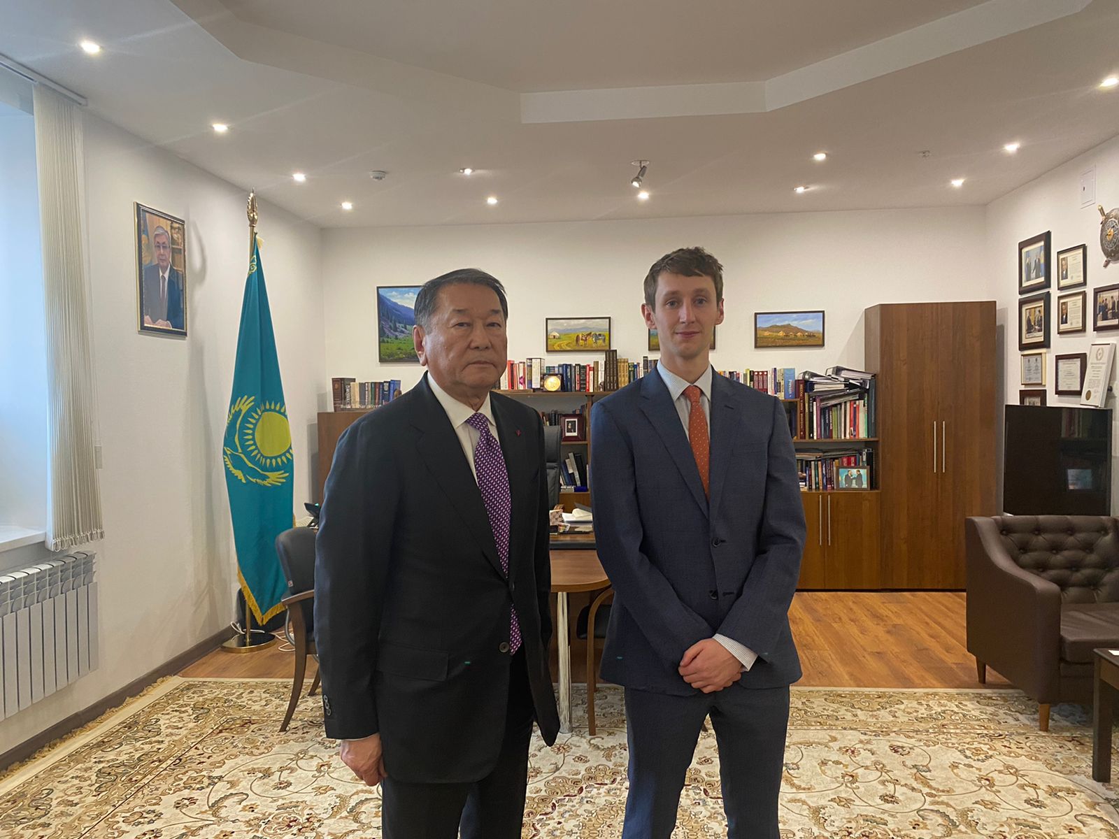 Meeting of Chairman of the FPRI Board  with Head of the Political Section of the British Embassy in Astana